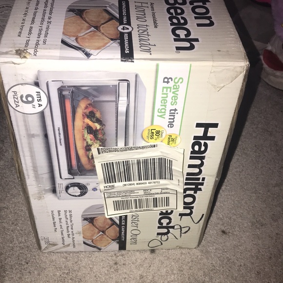 ✨🆕BNIB!SEALED!Hamilton Beach Stainless Steel Toaster Oven - Silver✨ - Picture 11 of 11
